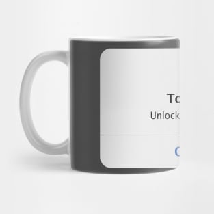 Apple Touch ID Prompt Mug